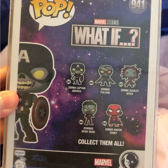 FUNKO WHAT IF MARVEL ZOMBIE CAPTAIN AMERICA #941 - Picture 6 of 6